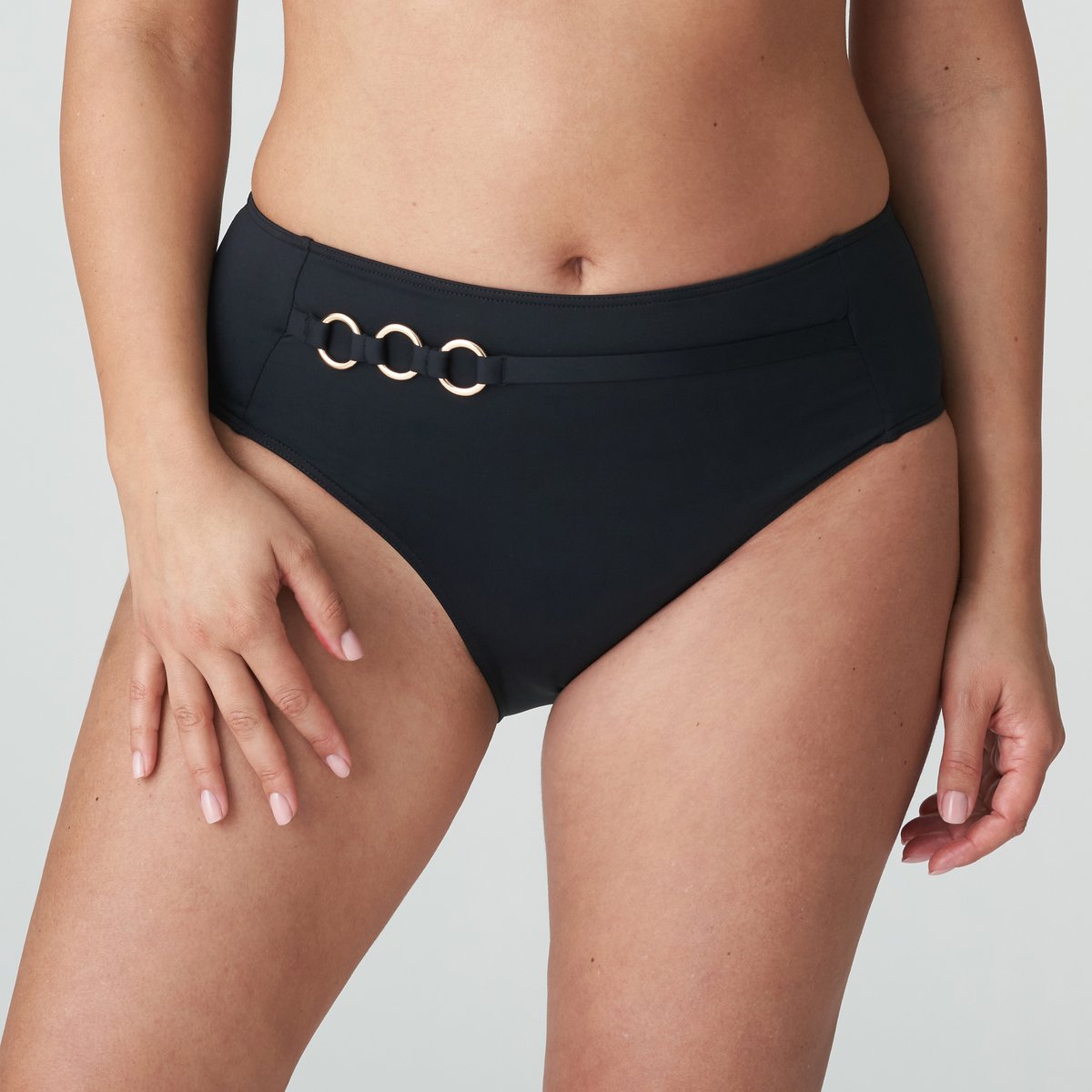 Bikini Slip taille haute DAMIETTA noir - noir, PRIMADONNA