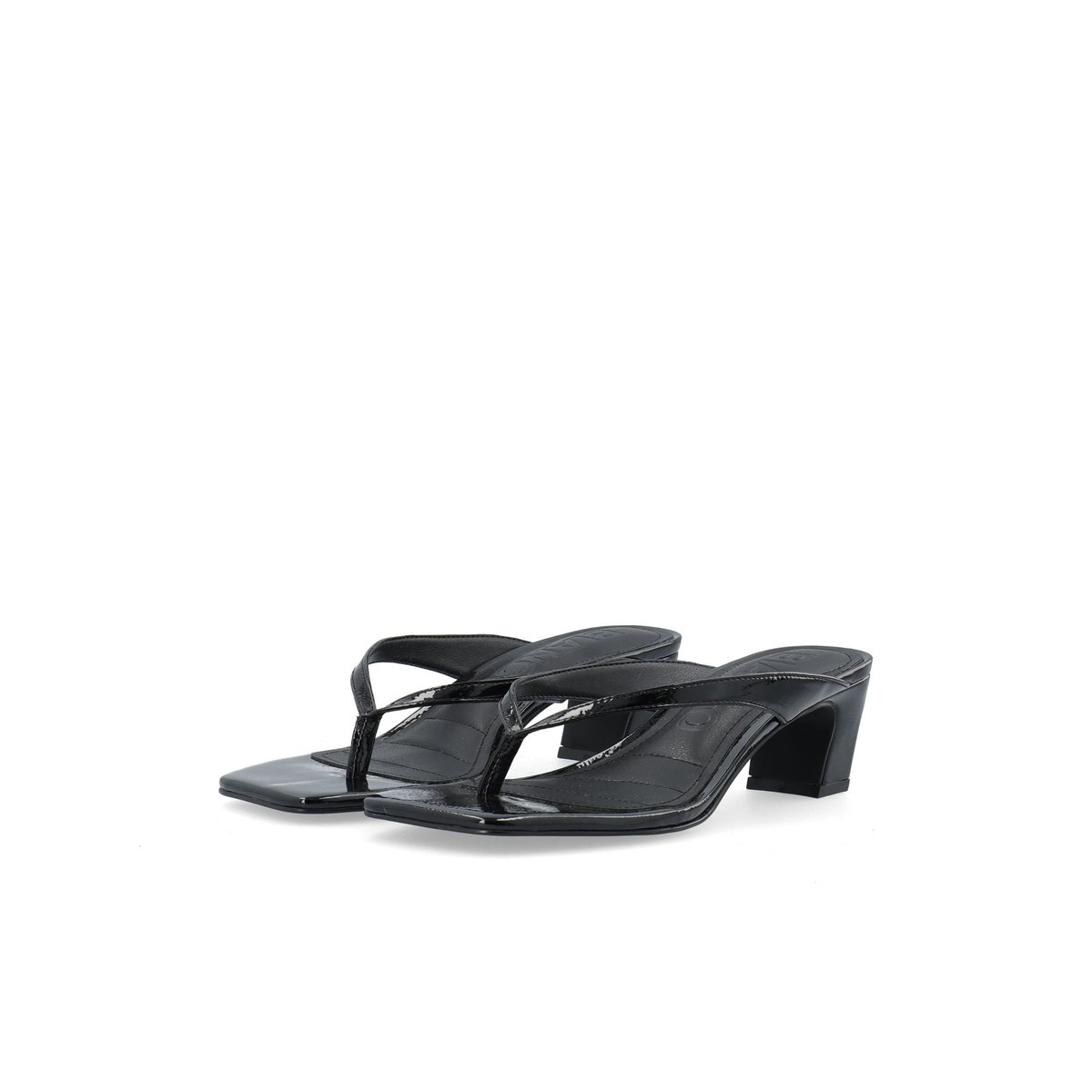 Talons Hauts noir - blackpatent, BIANCO