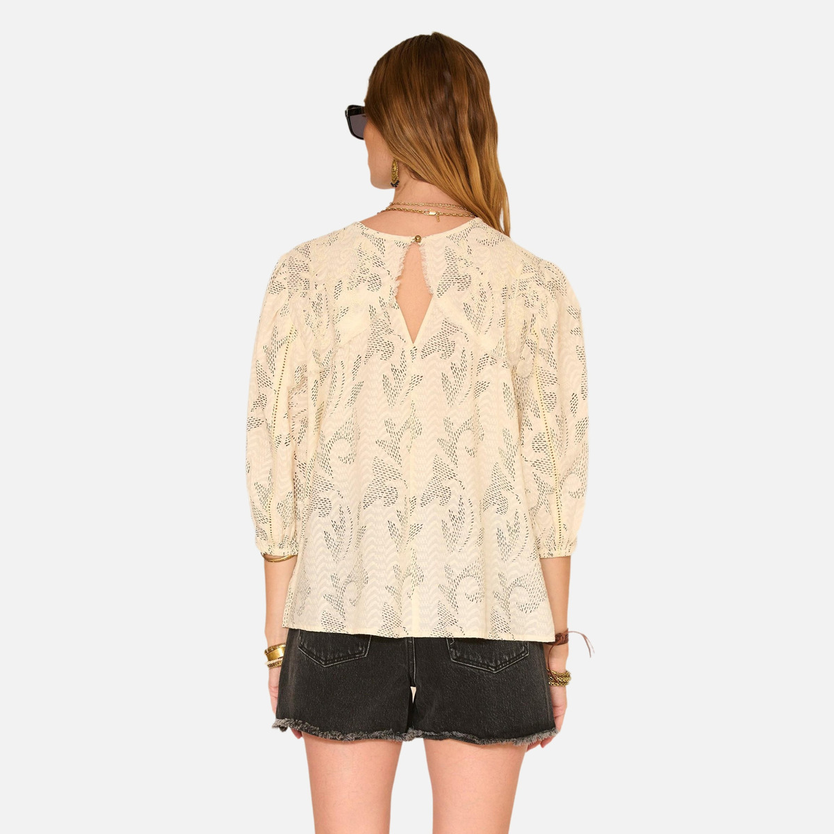 Blouse CLEOR 26s naturel, MKT STUDIO