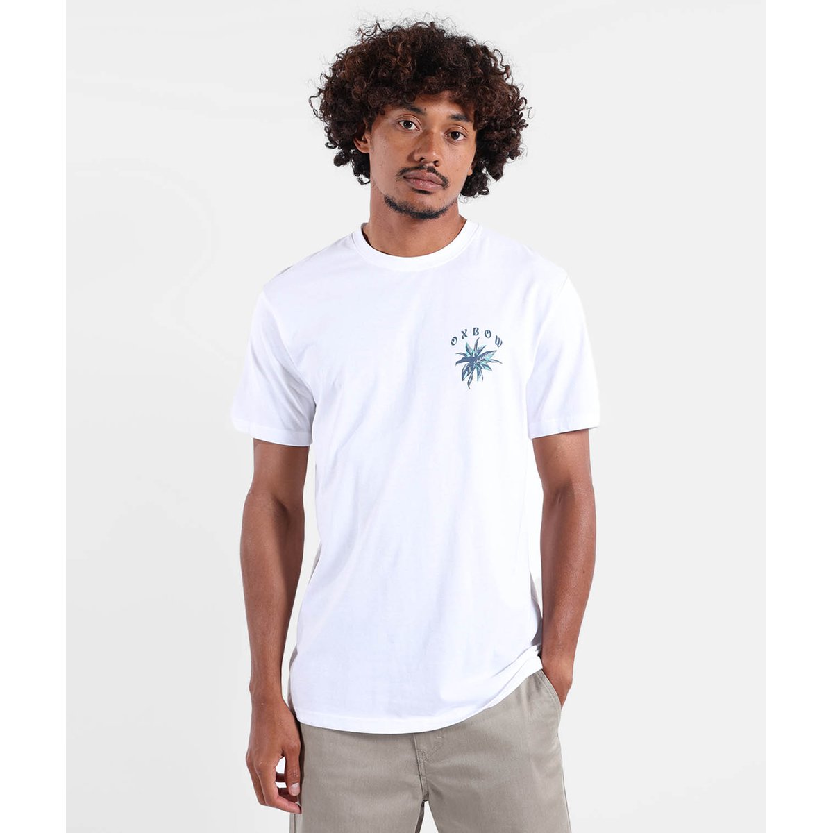 Tee-shirt manches courtes TROPICS white, OXBOW