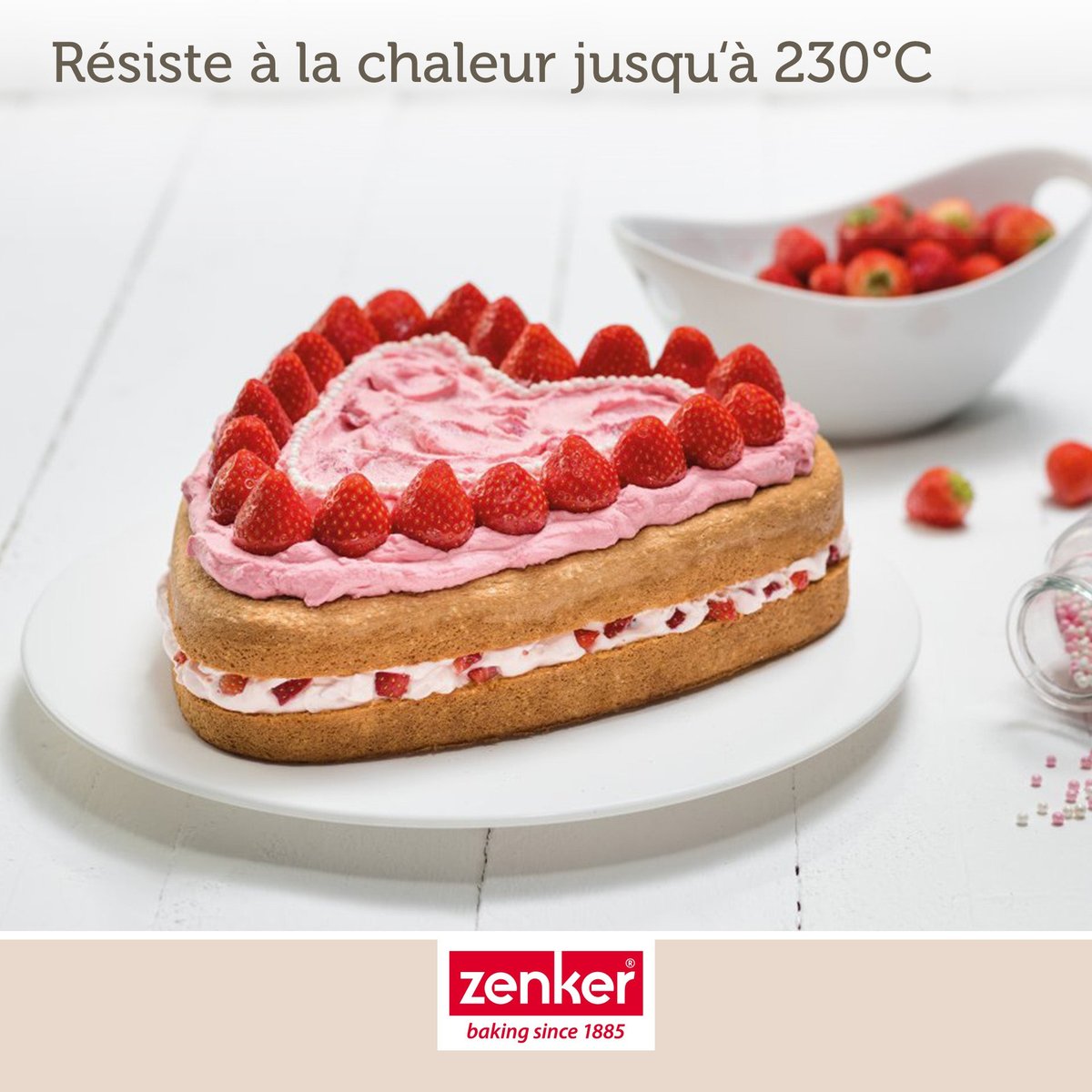 Lot de 2 moules à gâteaux 27/25 cm en acier SPÉCIAL CRÉATIVE noir, ZENKER