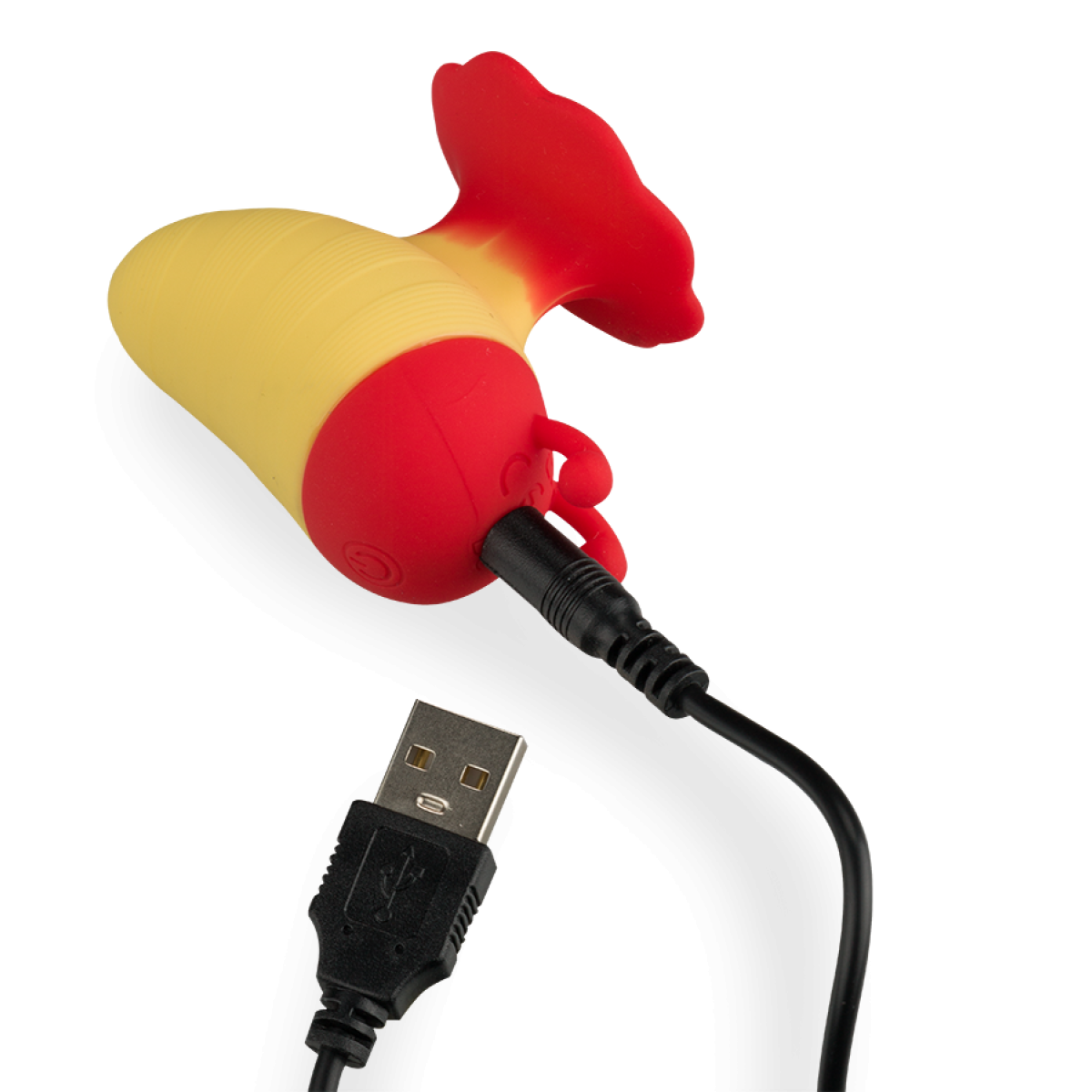 Stimulateur clitoridien vibrant Beezz jaune, LOVE AND VIBES