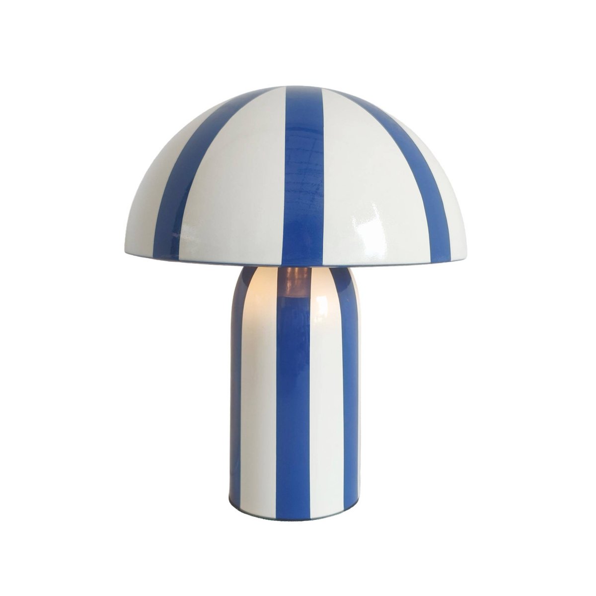 Lampe de table intérieur métal Ø20cm NYX bleu, SWEEEK