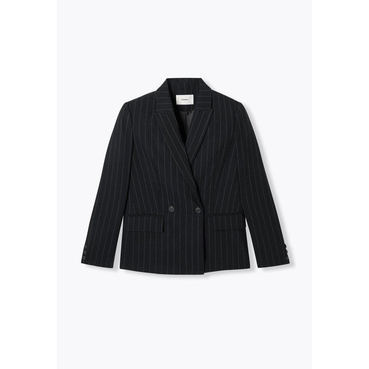 Veste de tailleur rayée imprimé multicolore, PROMOD