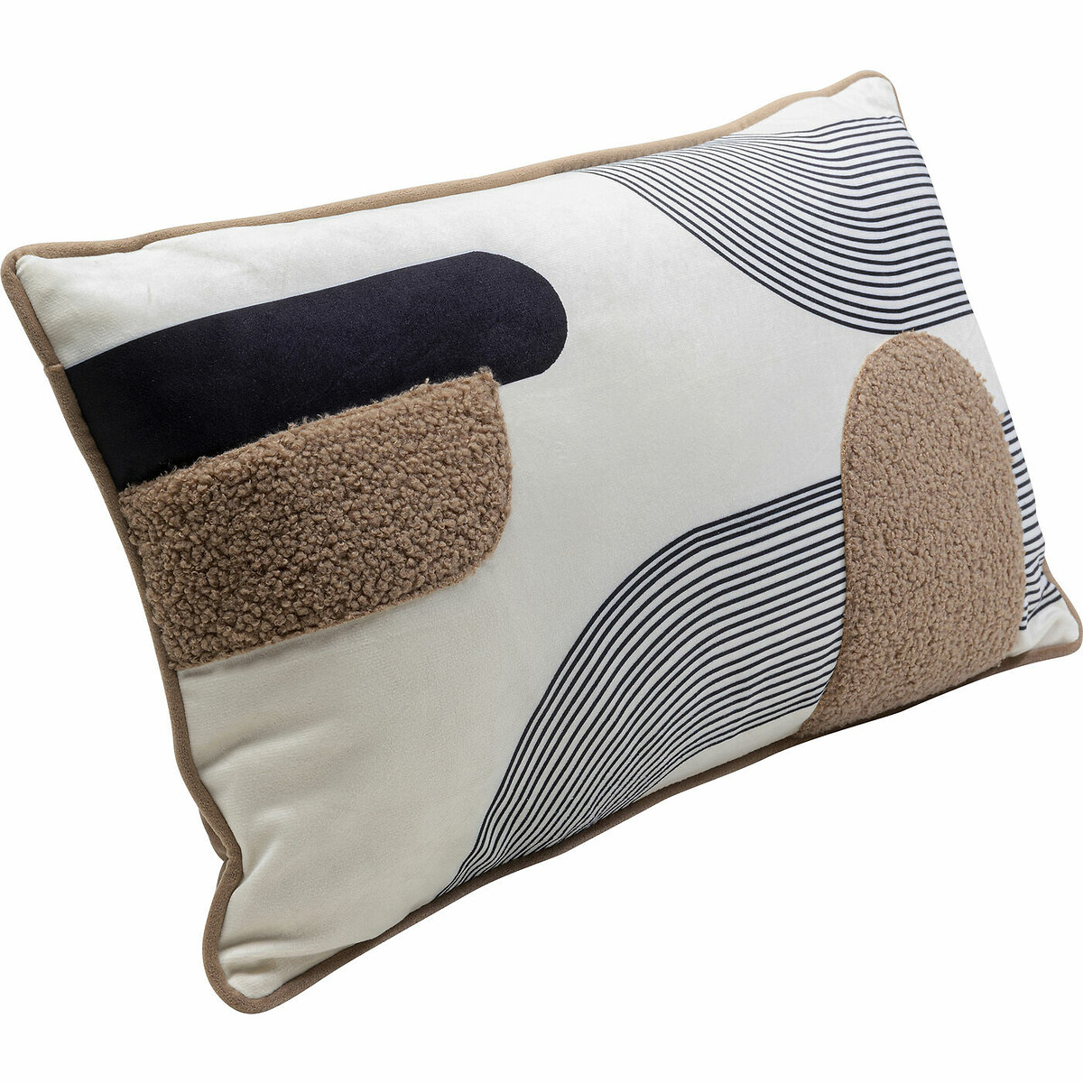 Coussin Vista 50x30cm gris, KARE DESIGN