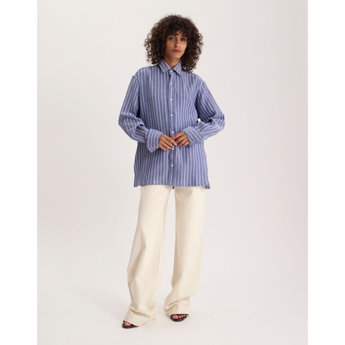 Chemise Nova en coton rayé, INES DE LA FRESSANGE PARIS
