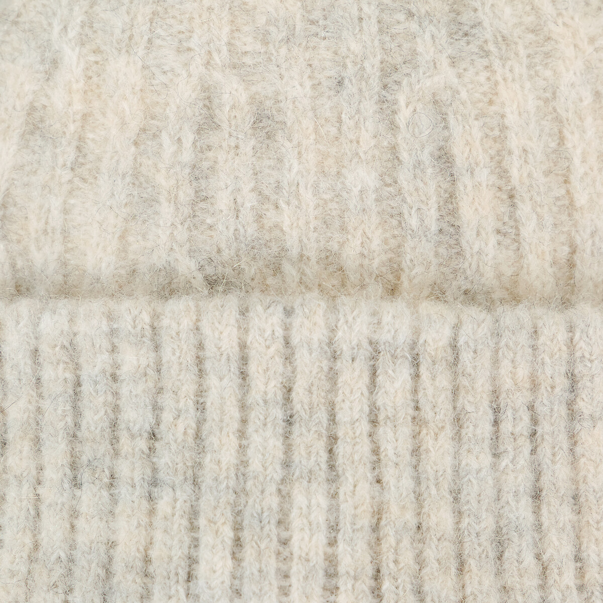 East Ribbed Beanie beige, AMERICAN VINTAGE