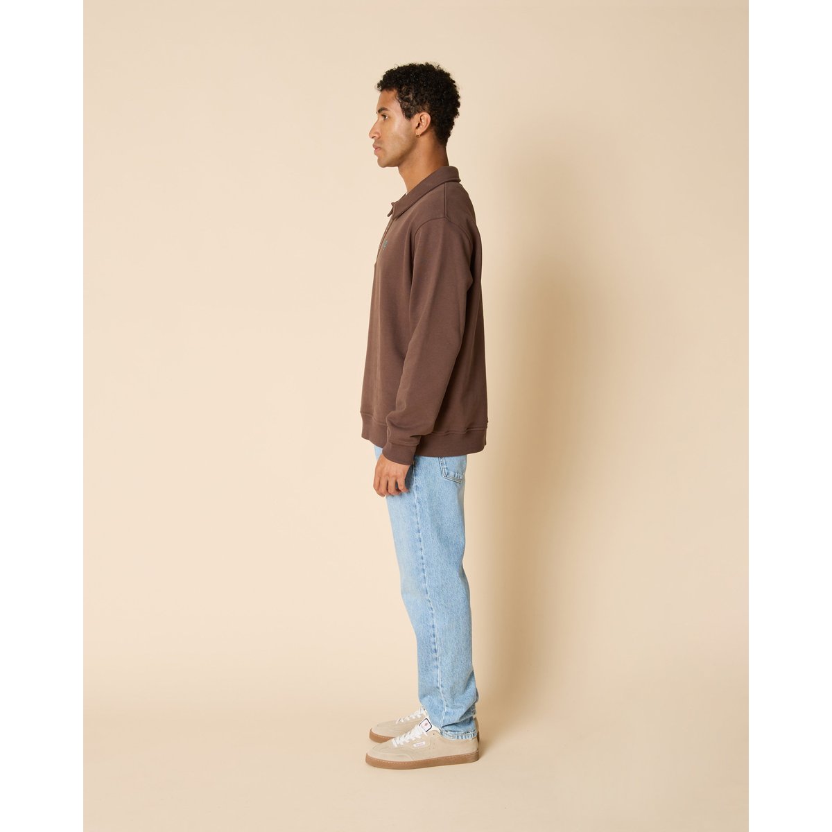 Sweat en molleton chocolat, FAGUO