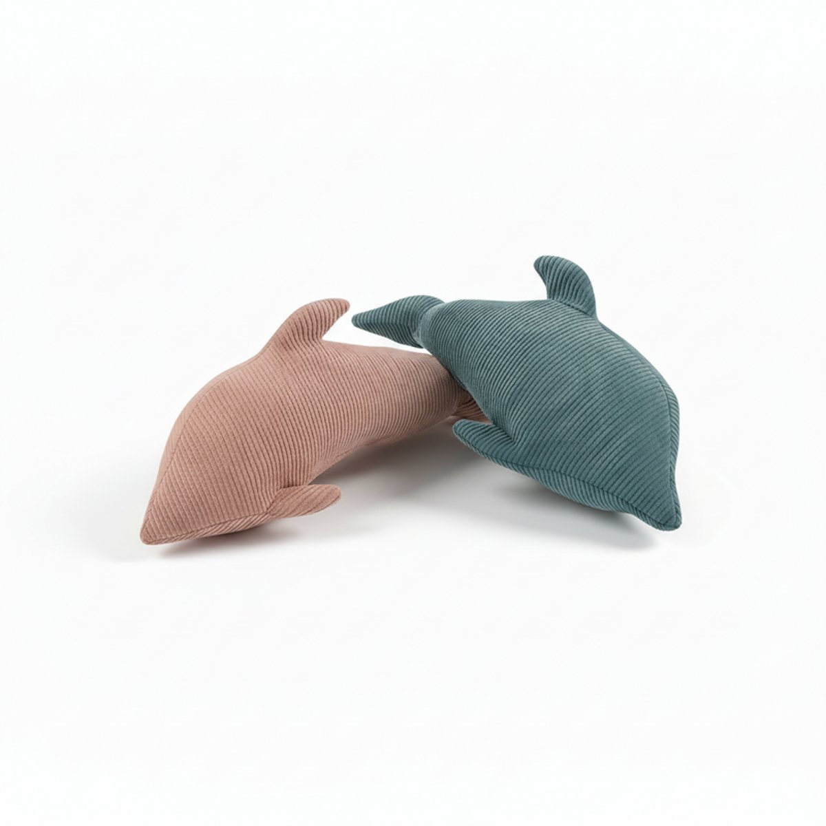 Peluche dauphin déco SLIMCORDE rose, MEOW BABY