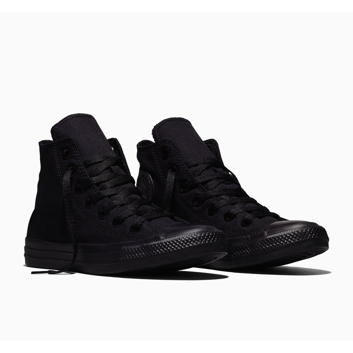 Baskets Chuck Taylor All Star Mono Canvas Hi noir monochrome, CONVERSE