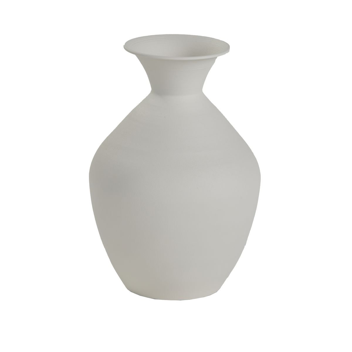 Vase en métal MOKA blanc, FACTORY