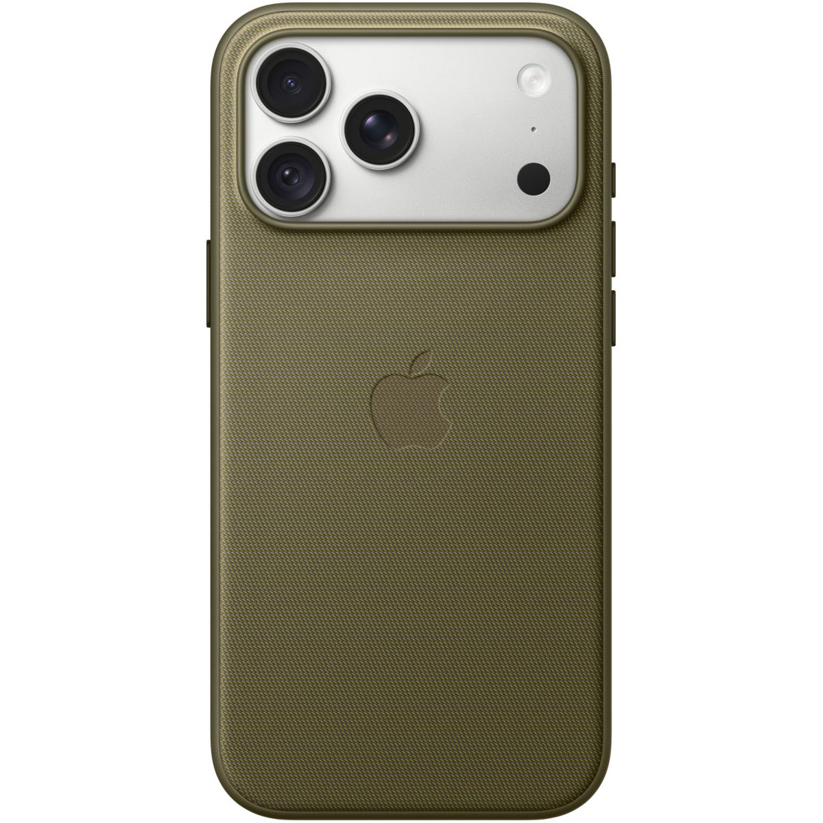 Coque iPhone 18 Pro Max TechWoven Olive Magsaf couleur unique, APPLE