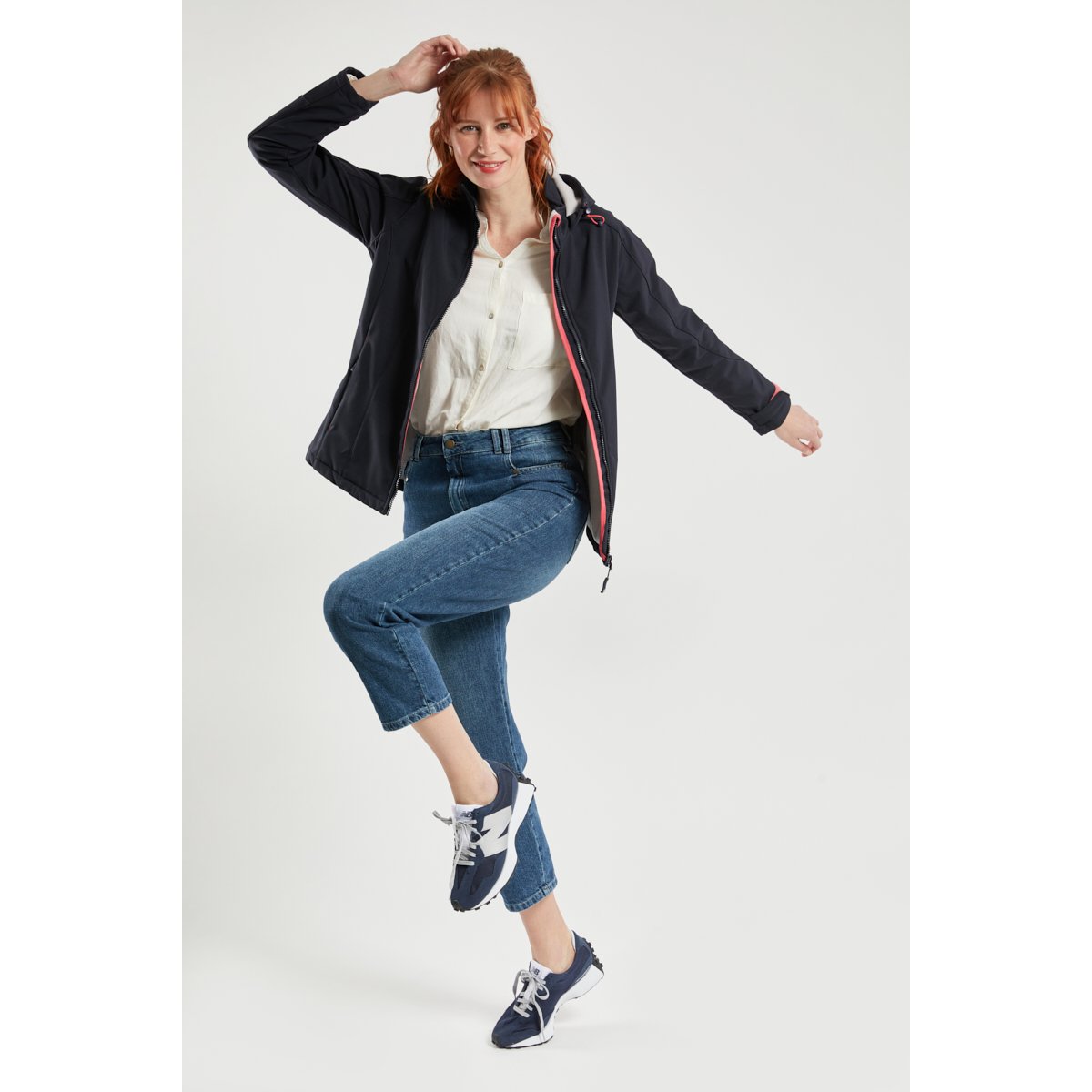 Veste softshell SITIA navy/gris, BERMUDES