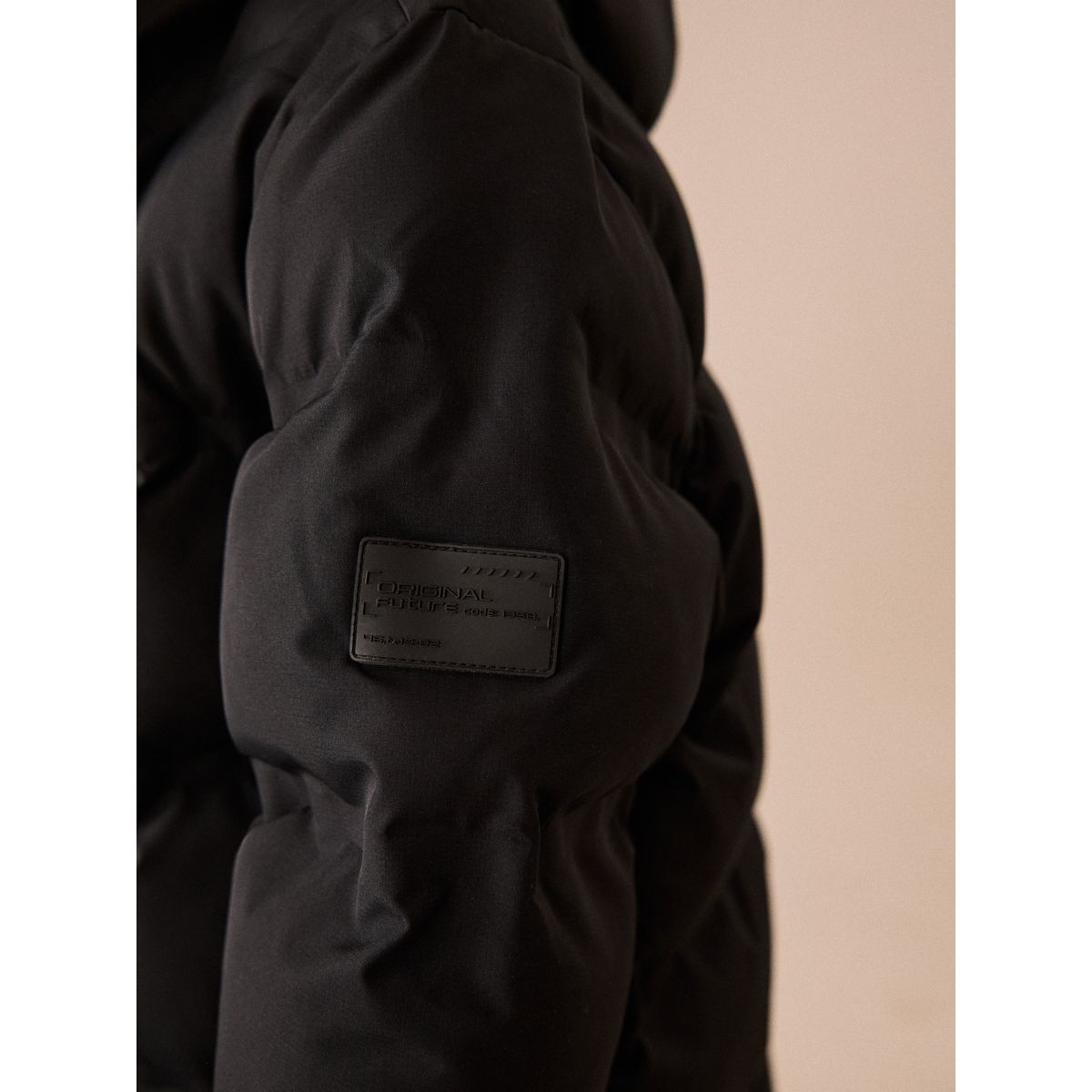Manteau matelassé imperméable noir, NEXT