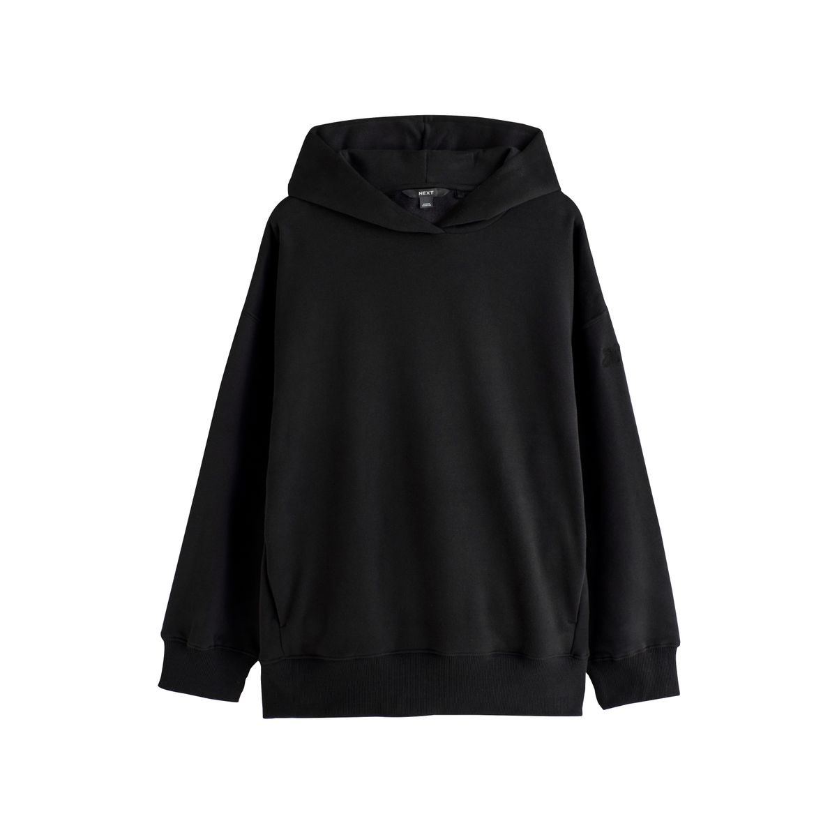 Sweat à capuche style sport enfiler noir, NEXT