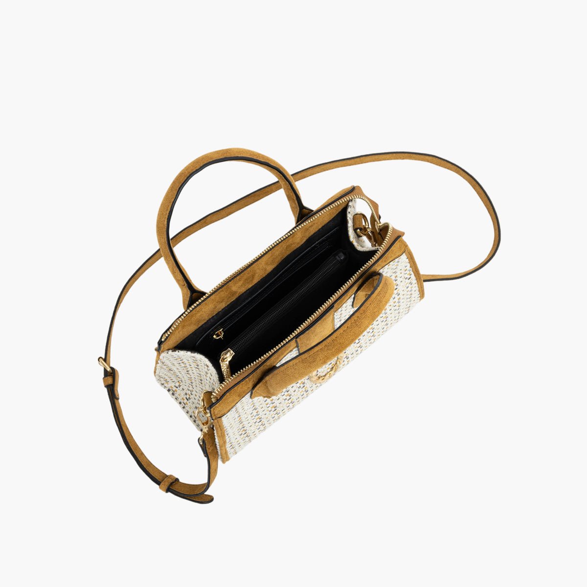 Petit sac shopper Shai camel, LOLLIPOPS