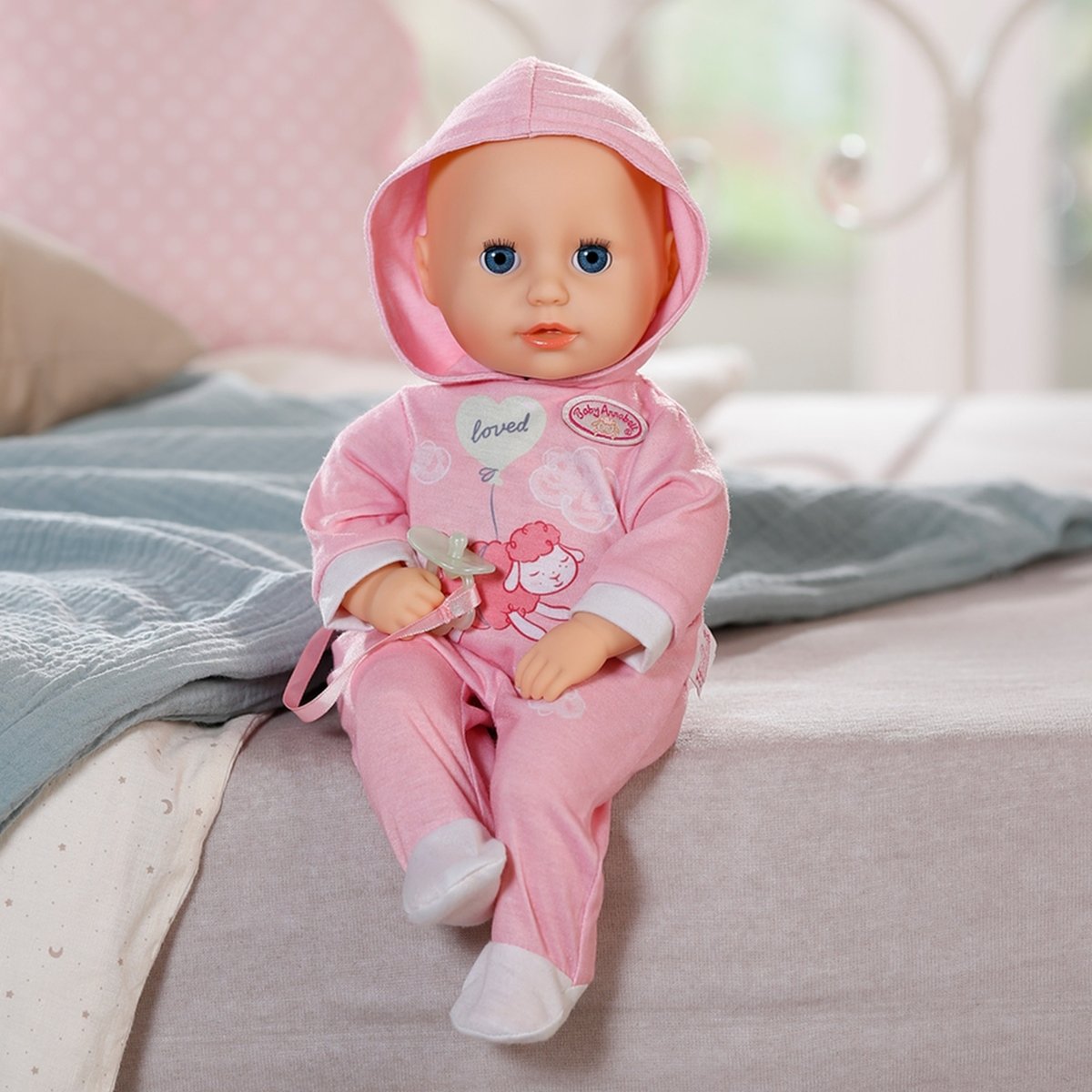 Baby Annabell Hannah joue avec moi 36 cm rose, ZAPF CREATION
