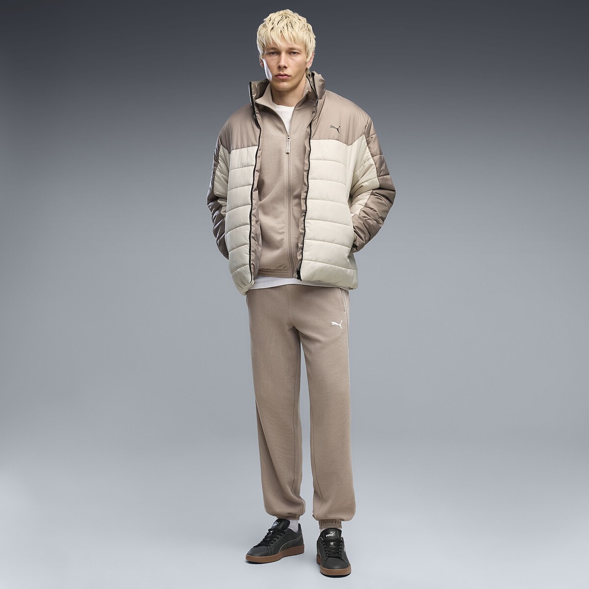 Pantalon de sport, Puma Class taupe grisé, PUMA