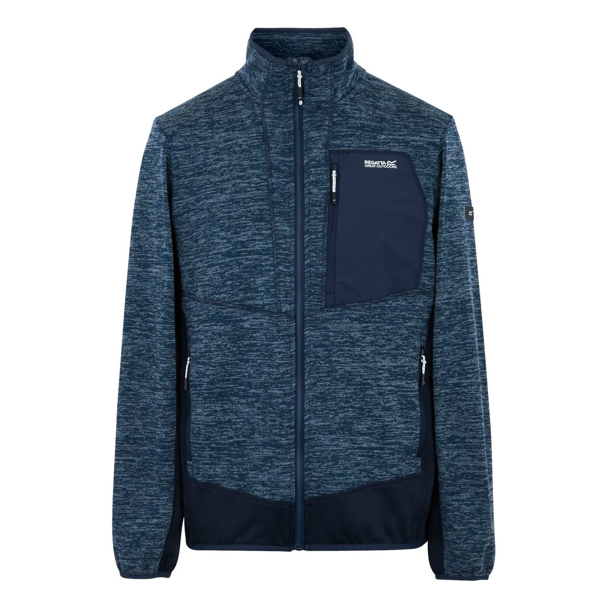 Veste polaire BASLINN denim sombre / bleu marine chiné, REGATTA