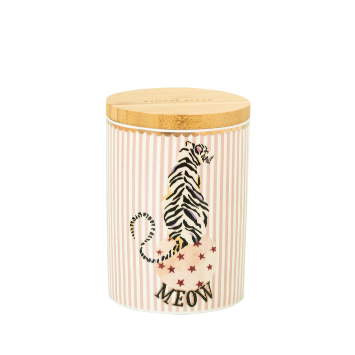 "Meow" Medium Tiger Storage Jar multi-coloured, YVONNE ELLEN