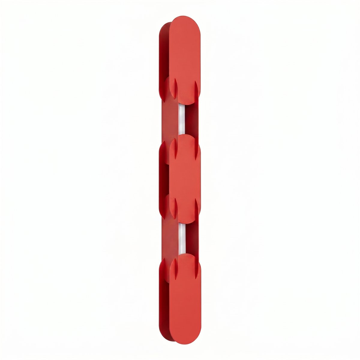 Applique murale Acier Rouge LED 1 Chain rouge, EDEN