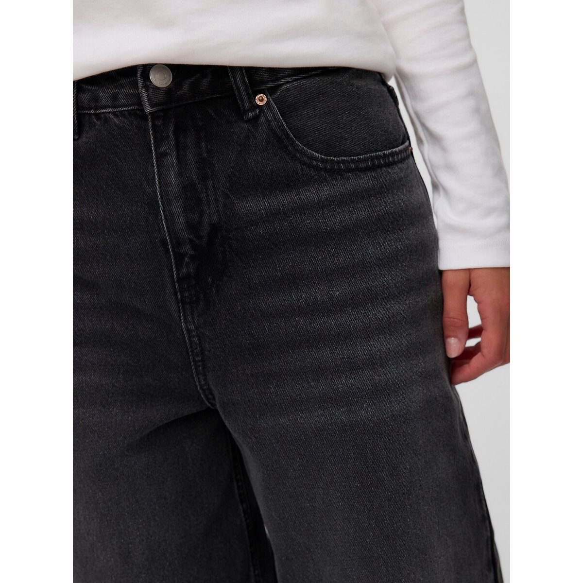 Barrel Jeans black, VERO MODA