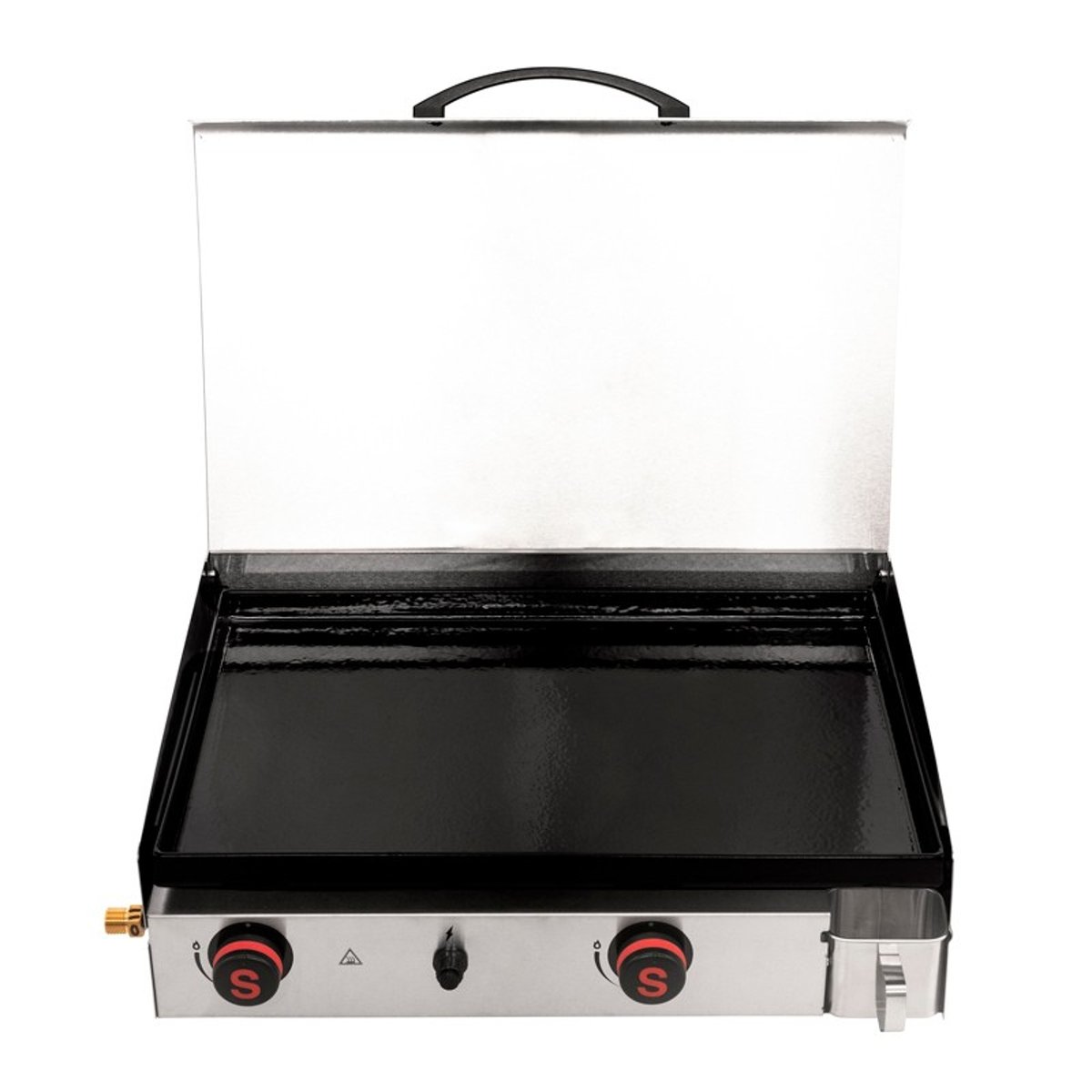 Plancha à gaz pour 12 convives incolore, gris argent, SOMAGIC