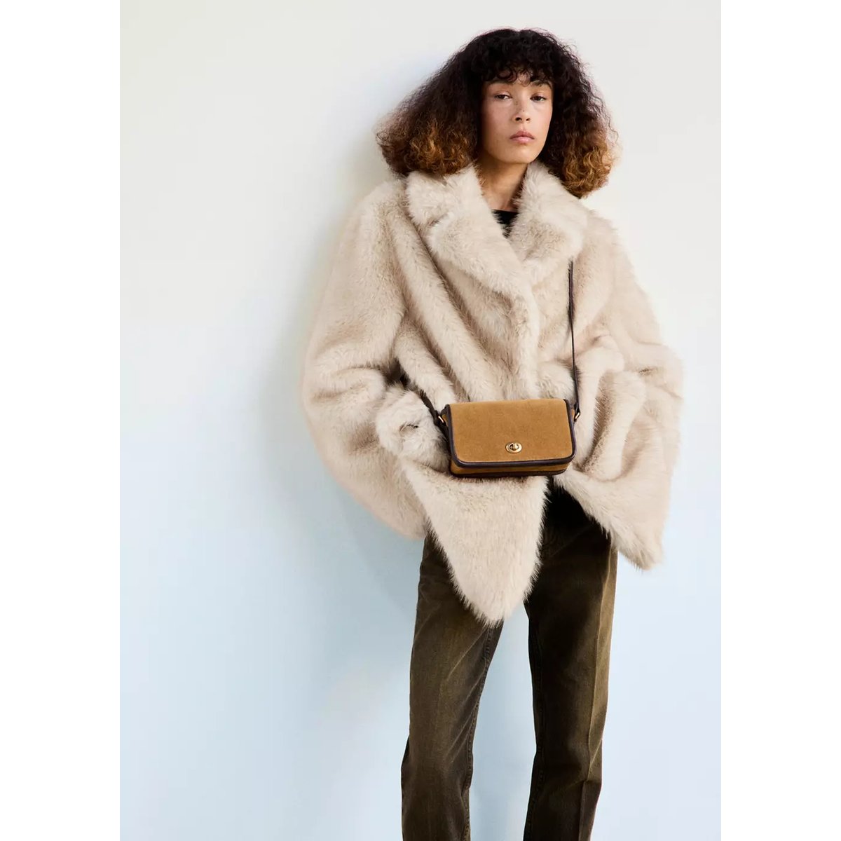 CROSSBODY BAG TERESA marron moyen, MANGO