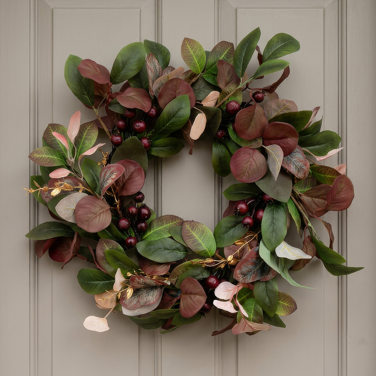 45cm Seasonal Foliage Wreath green, SO'HOME