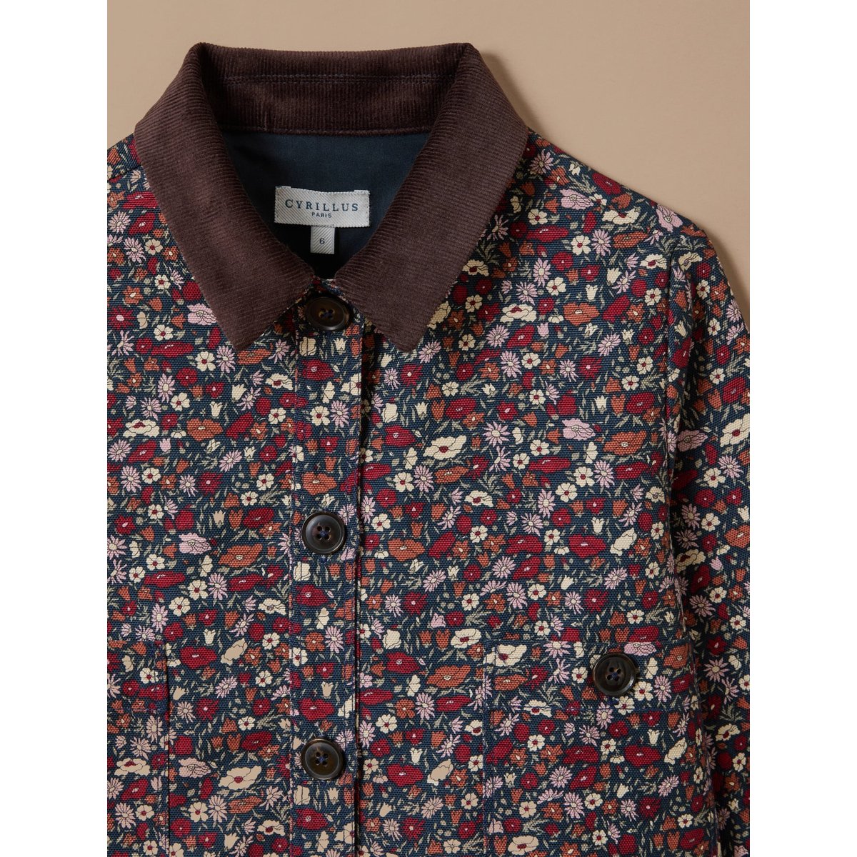 Veste Petal&Daisy - Made with Liberty Fabrics liberty petal and daisy, CYRILLUS