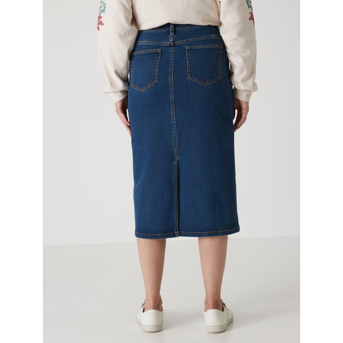 Jupe en jean denim stone, DAXON