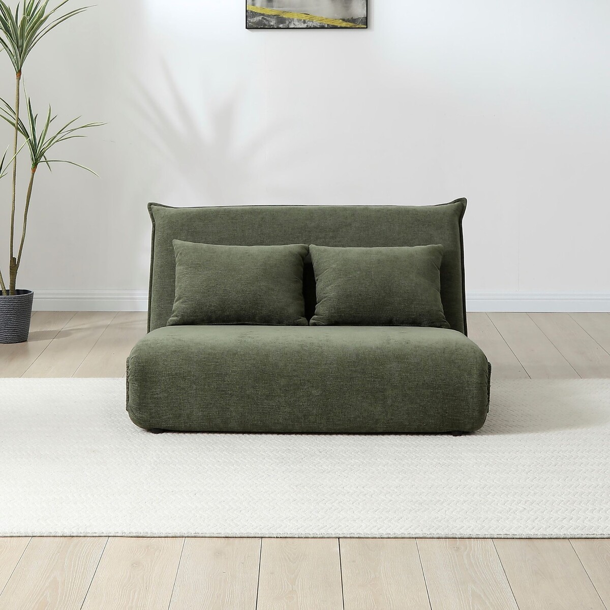 Corin Chenille Double Fold-Out Sofabed olive, ÉDITÉ