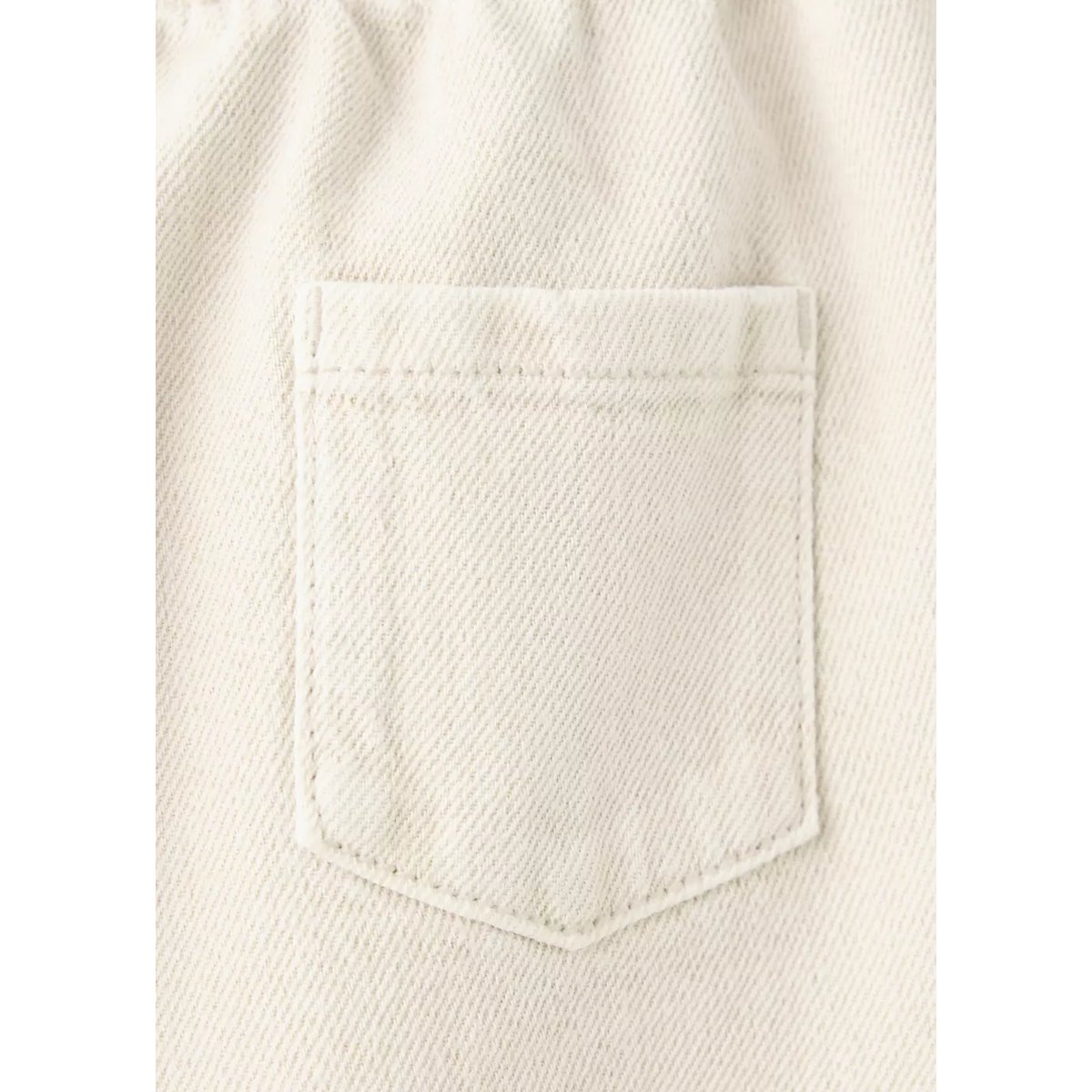 Pantalon droit 100 % coton écru, MANGO BABY