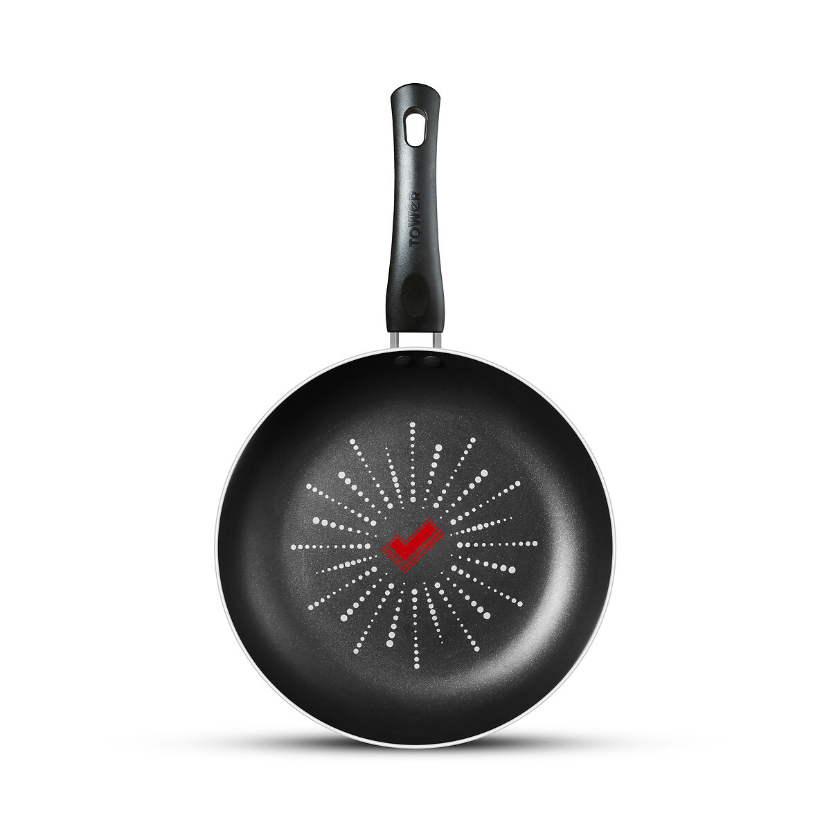 28cm Smart Start Classic Frying Pan black, TOWER