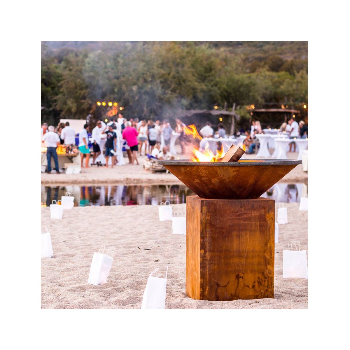Brasero Classic Corten 100 OC1C100 couleur unique, OFYR