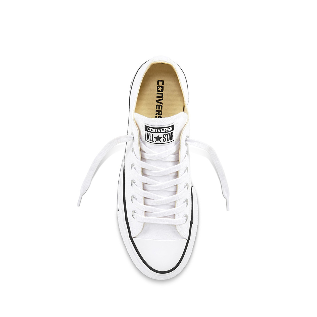 Chuck Taylor All Star Lift Canvas Ox branco, CONVERSE