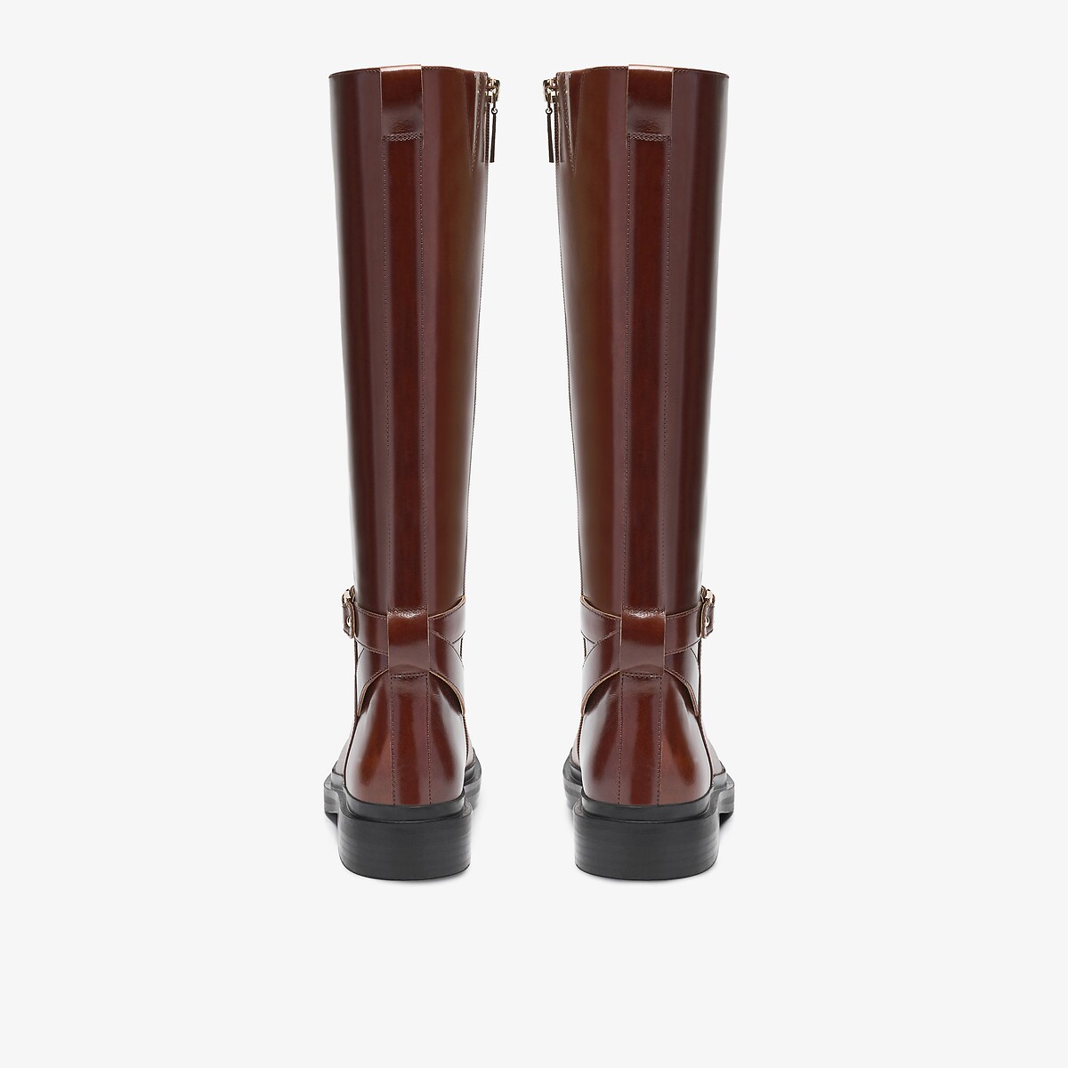 Previa Bit Leather Riding Boots dark brown, CLARKS