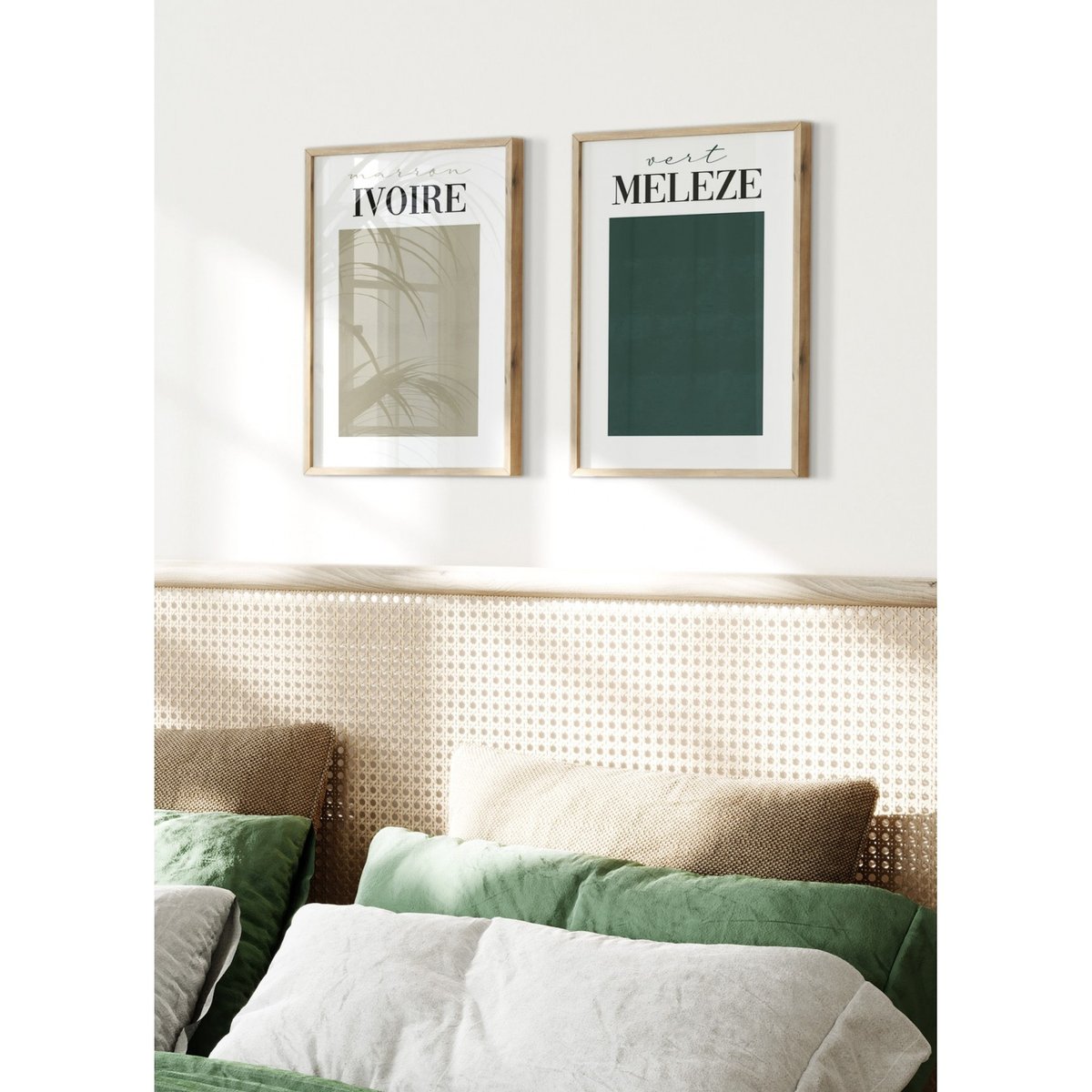 Affiche Vert Mélèze blanc, L'AFFICHERIE