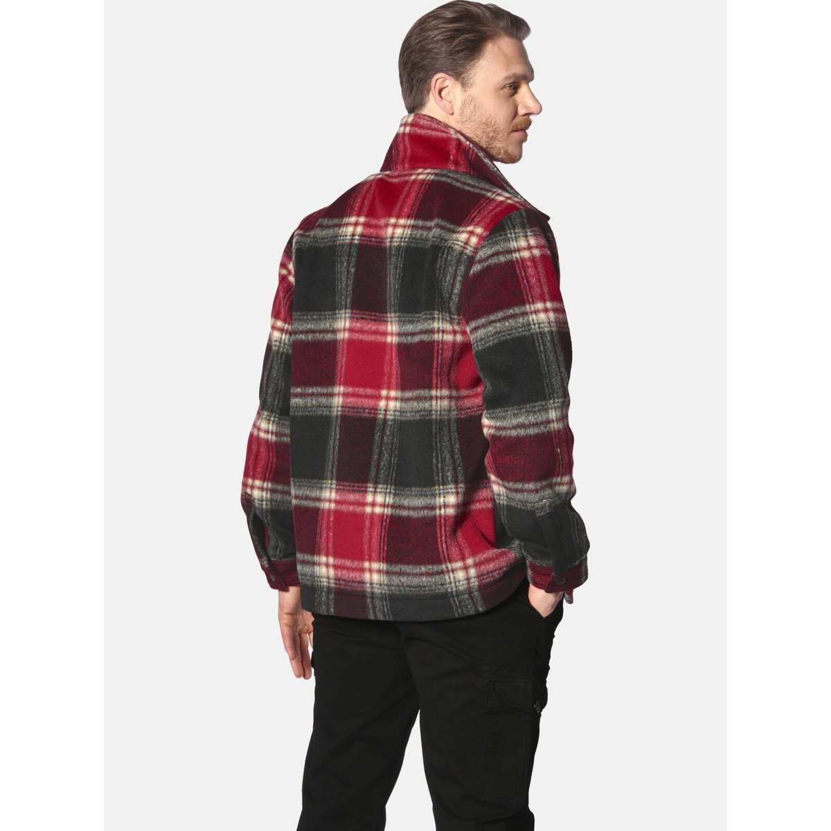 Veste FINNLEIV rouge, JAN VANDERSTORM