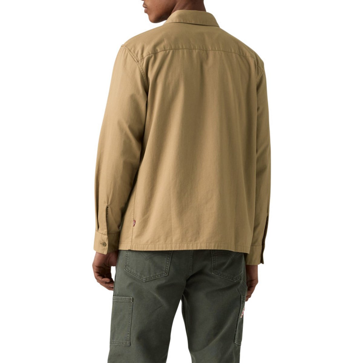 Chemise en coton beige unie avec un col chemise et fermeture par boutons beige, LEVI'S