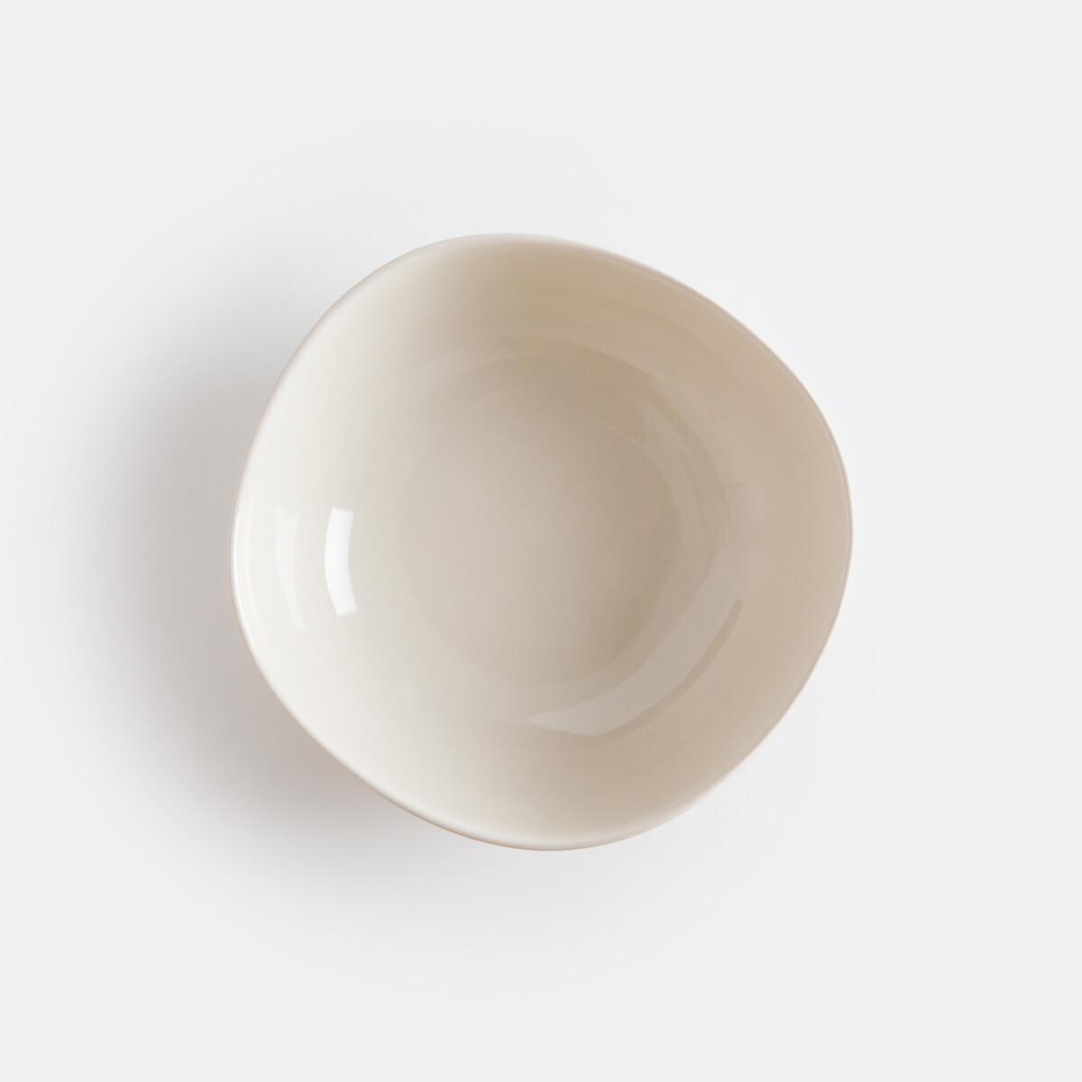 Service de table 12 pièces en céramique, SAMOA blanc nacre, LA REDOUTE INTERIEURS