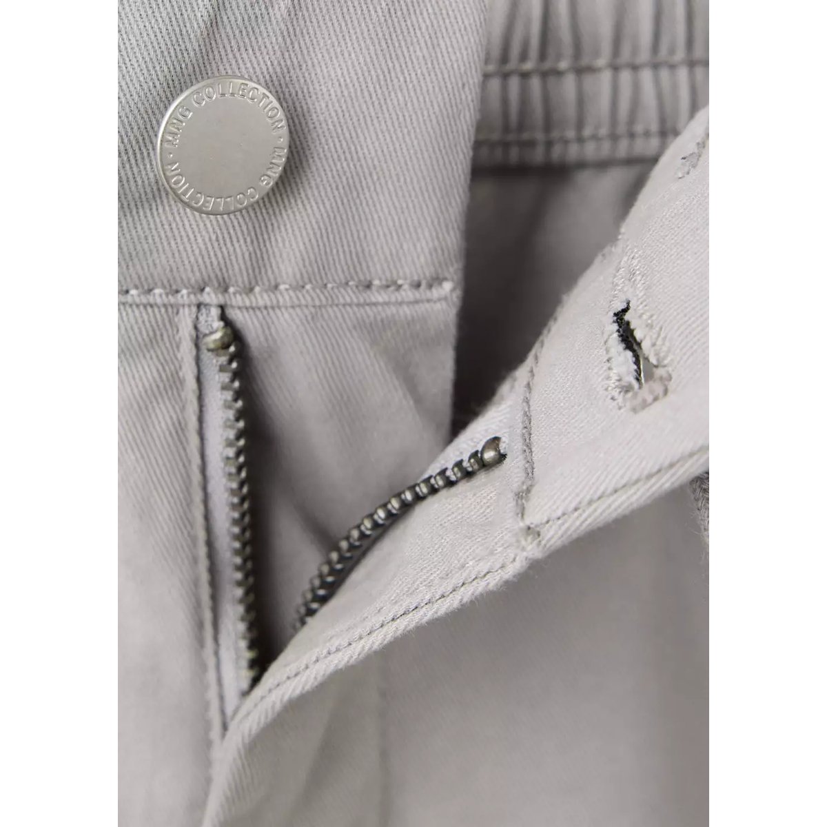 Pantalon cargo 100 % coton gris, MANGO KIDS