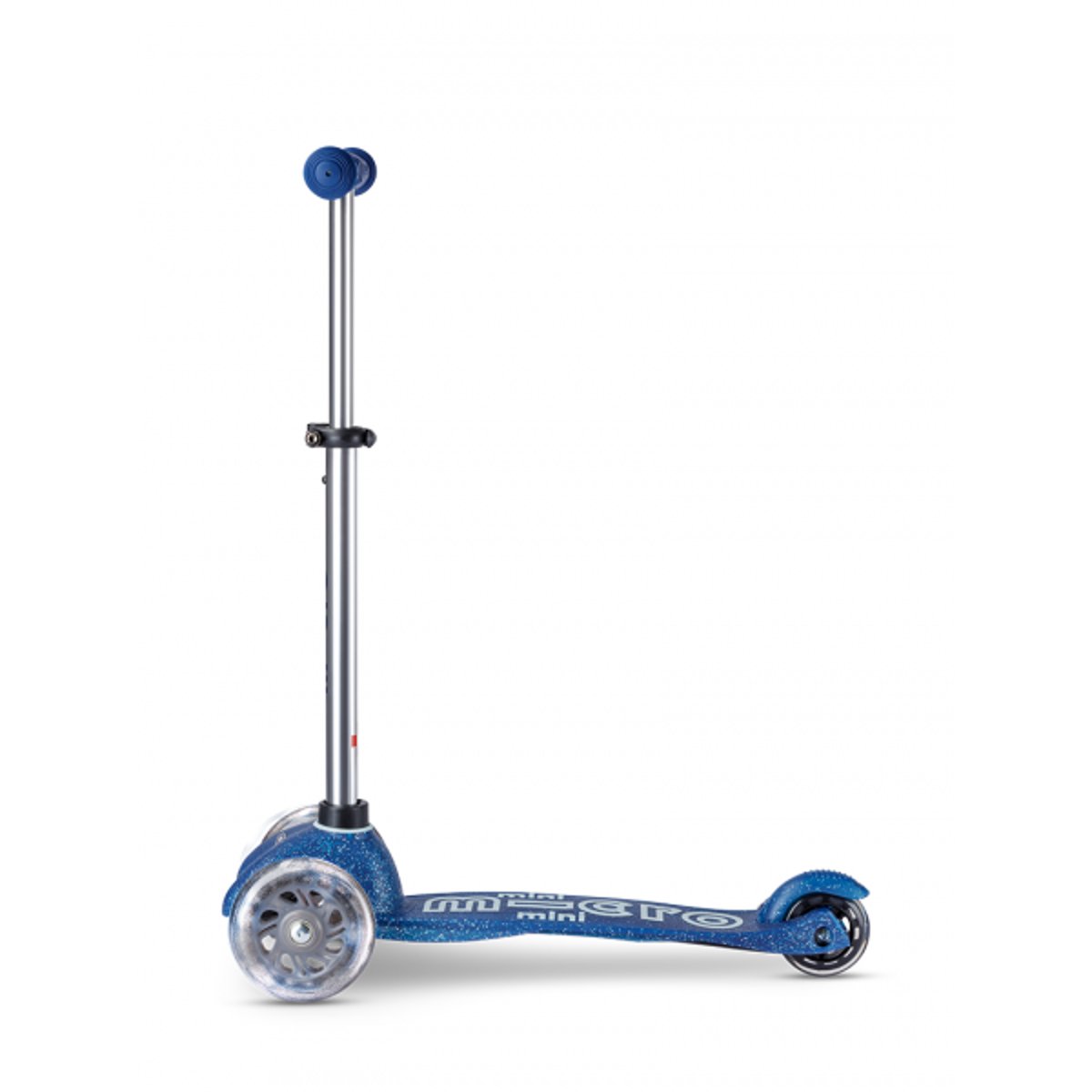 Mini Micro Deluxe Glitter LED - bleu, MICRO MOBILITY