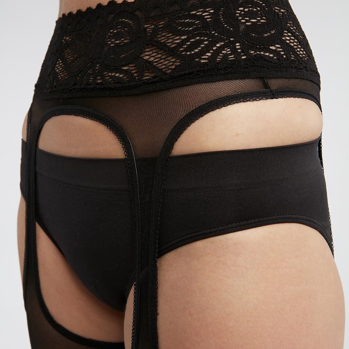 20 Denier Sexy Suspender Tights black, DIM