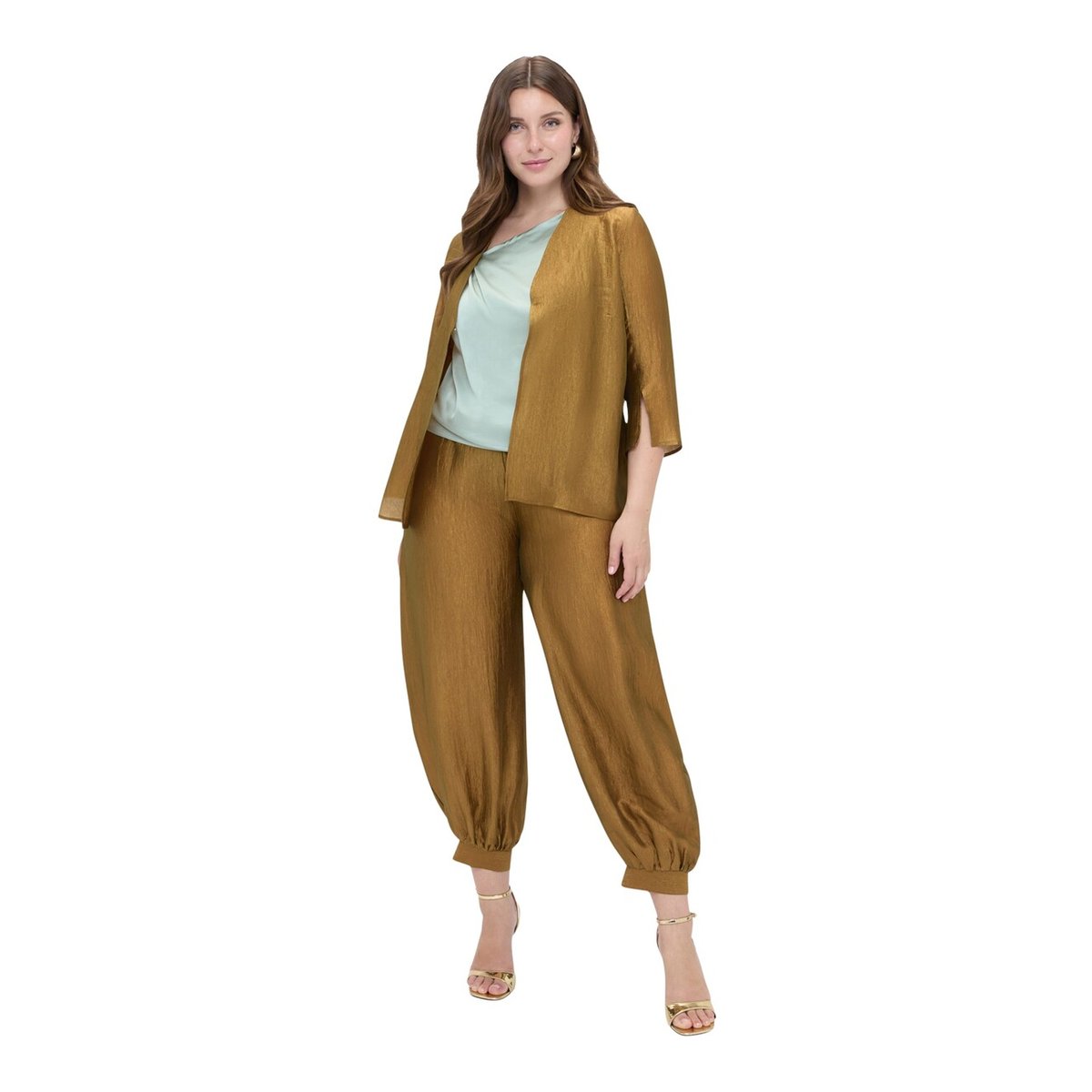 Pantalon Balloon à l'arabesque oro, FIORELLA RUBINO