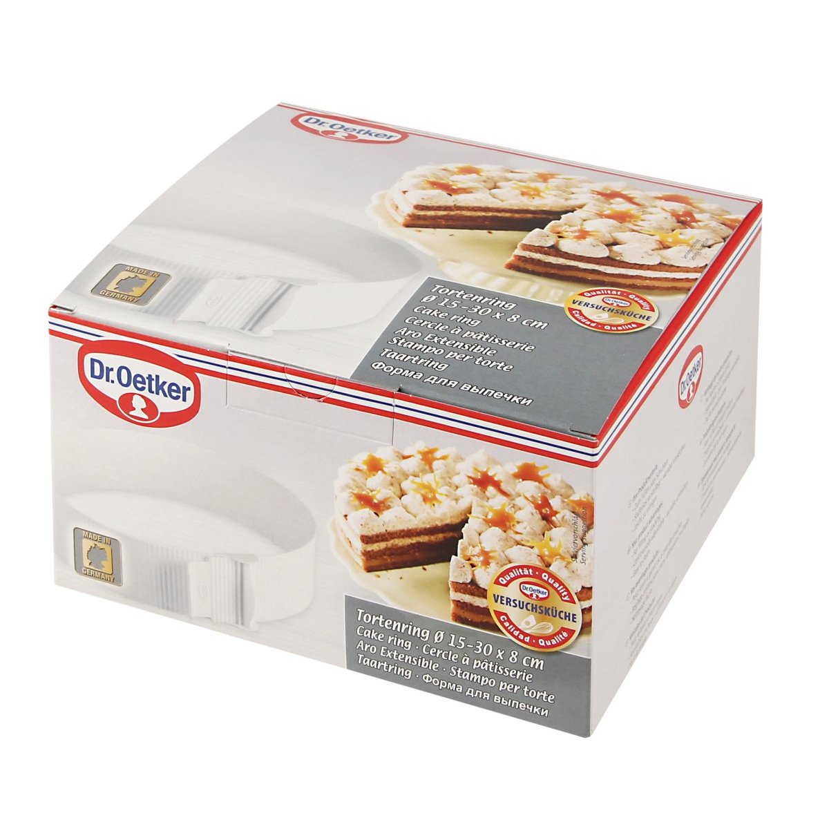 Cercle de pâtisserie réglable BAKER EDITION blanc, DR OETKER