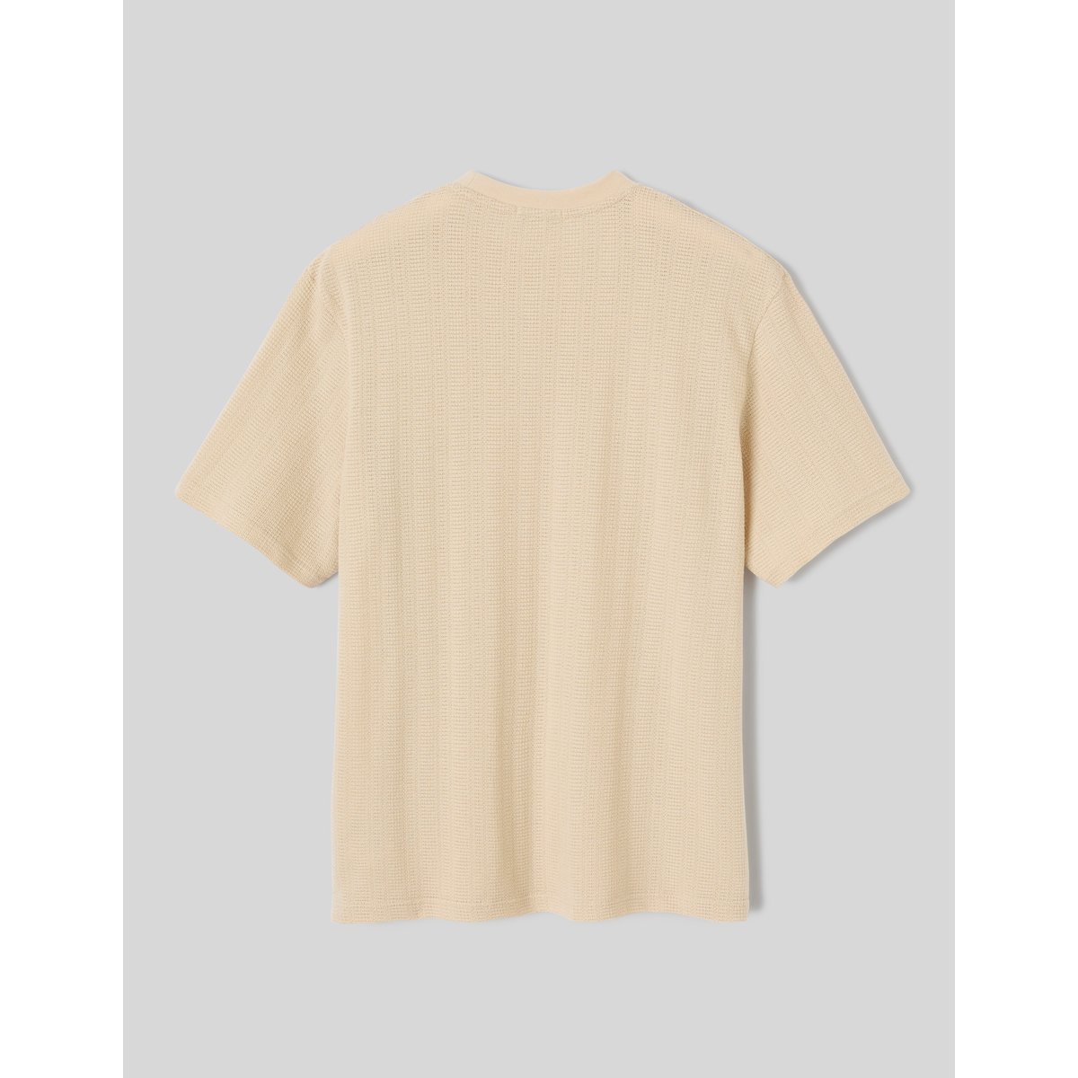 T-shirt matière fantaisie blanc cassé, BZB