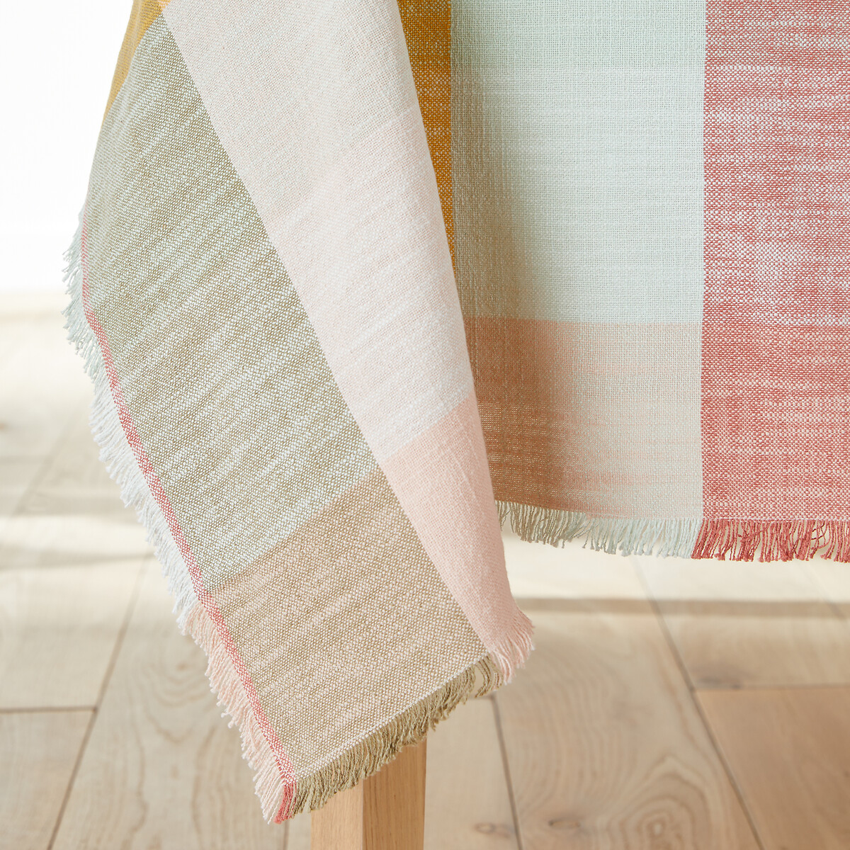 Formia Woven-Dyed Cotton Tablecloth multi-coloured, LA REDOUTE INTERIEURS