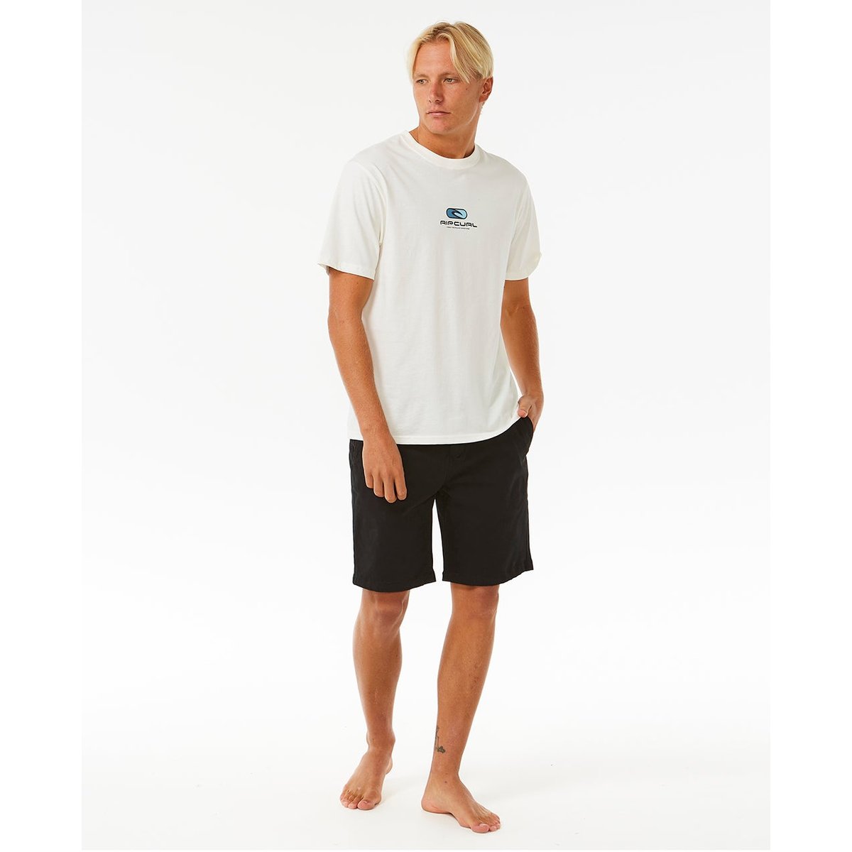 Short CHINO CLASSIC SURF noir, RIP CURL