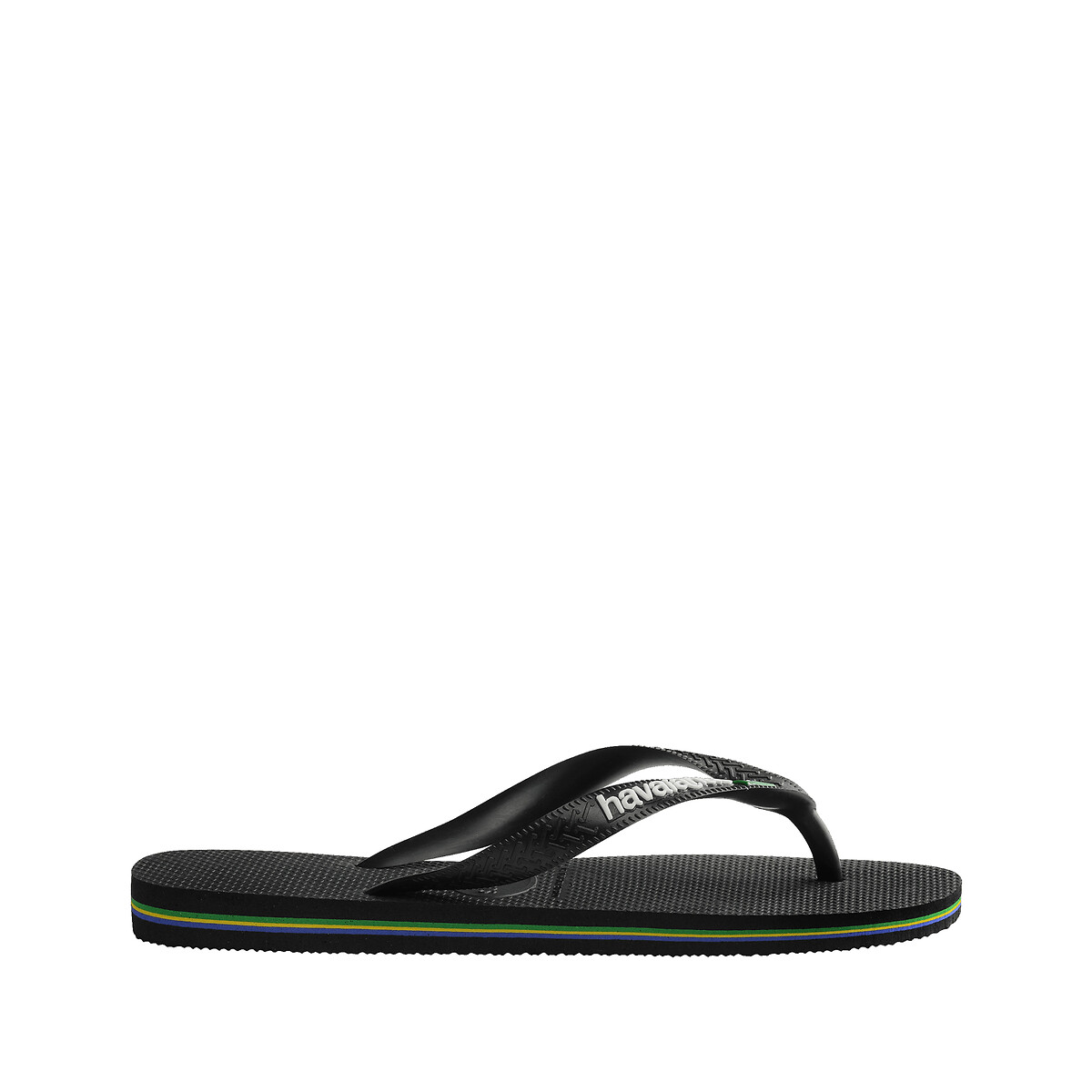 Tongs Brazil Logo noir, HAVAIANAS
